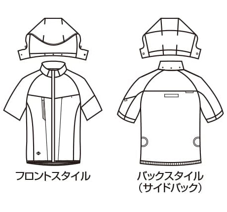 BURTLE バートル AC2096 AC半袖ブルゾン