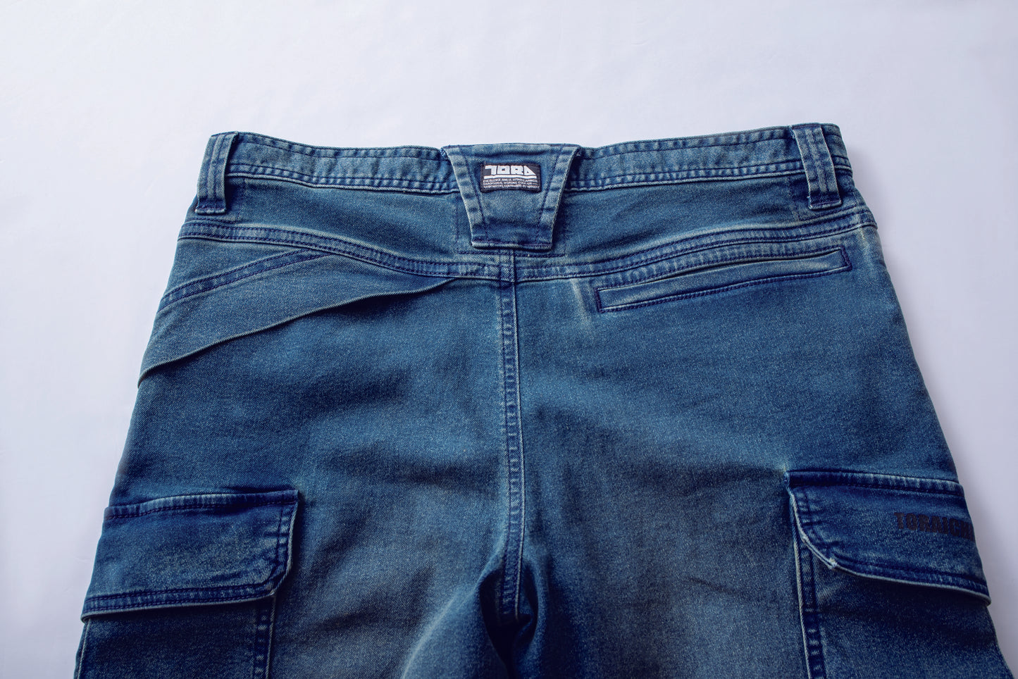 寅壱 8890-219 デニムカーゴパンツ