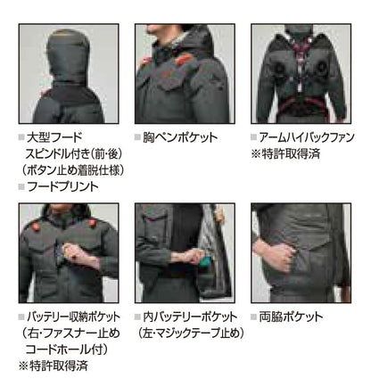 BURTLE バートル AC2104 ACベスト