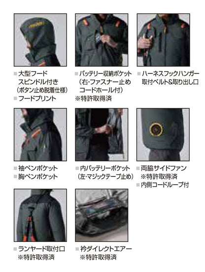 BURTLE バートル AC1156 ACタクティカル半袖ブルゾン